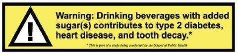 UC Davis study warning label