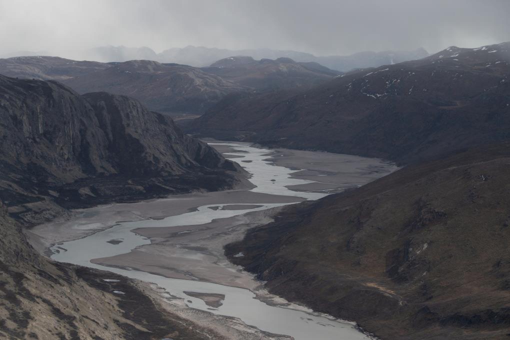 Areas of Greenland are seen from an aerial helicopter tour, Greenland, May 20, 2021. Saul Loeb/Pool via REUTERS