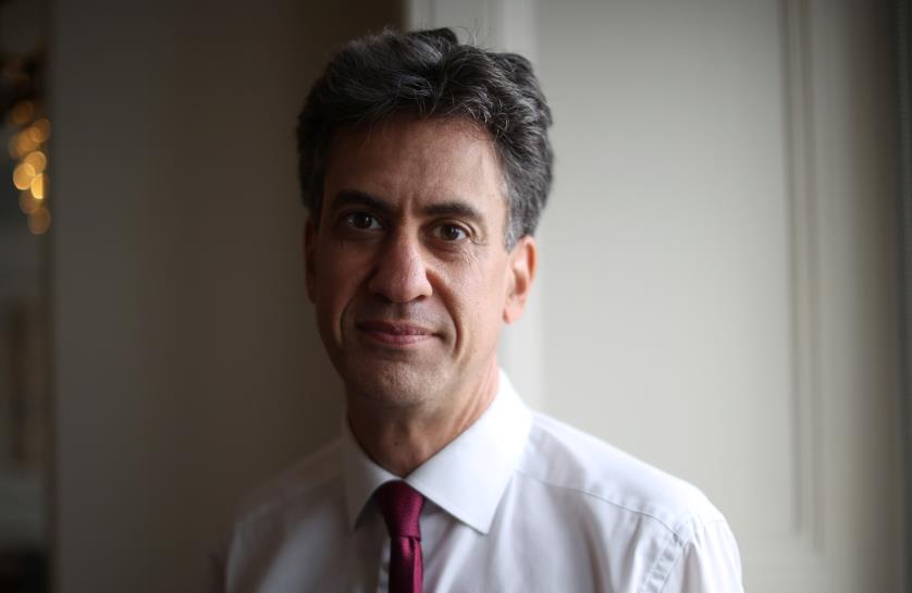 Britain's Shadow Secretary of State for Business, Energy and Industrial Strategy Ed Miliband poses for a portrait during the Labour Party Co<em></em>nference in Brighton, Britain, September 26, 2021. REUTERS/Hannah McKay