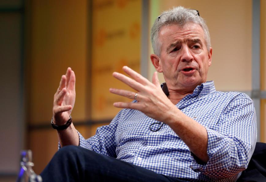 Ryanair Chief Executive Michael O'Leary speaks during a Reuters Newsmaker event in London, Britain October 1, 2019.  REUTERS/Peter Nicholls