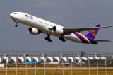 A Thai Airways Boeing 777-300ER plane takes off from Bangkok's Suvarnabhumi Airport February 23, 2015. REUTERS/Chaiwat Subprasom/File Photo/File Photo