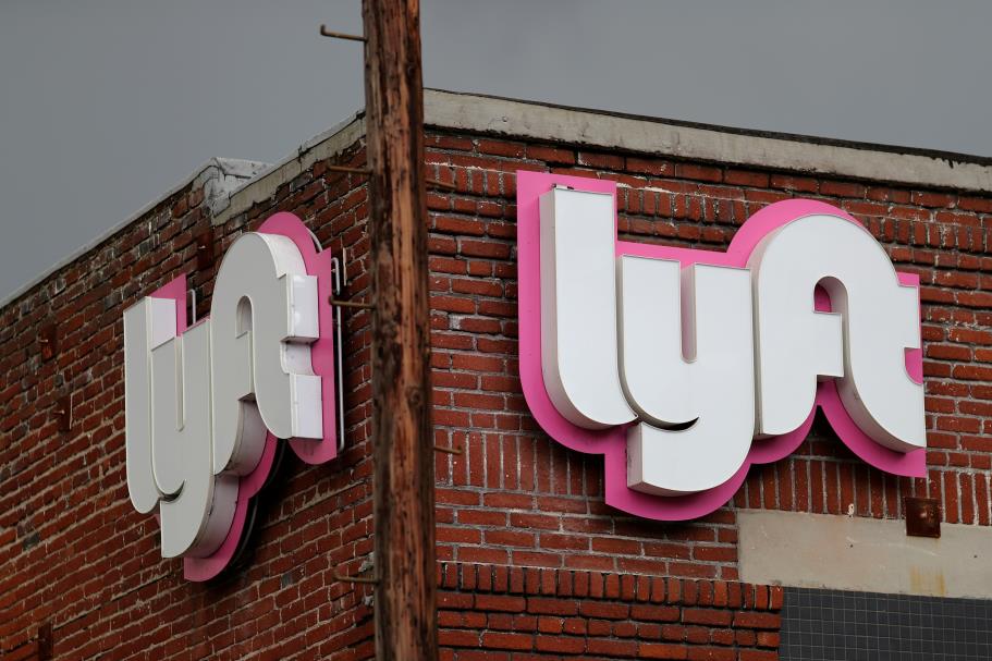 The Lyft Driver Hub is seen in Los Angeles, California, U.S., March 20, 2019.  REUTERS/Lucy Nicholson/File Photo