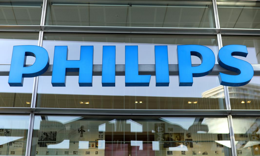 Dutch technology company Philips' logo is seen at company headquarters in Amsterdam, Netherlands, January 29, 2019. REUTERS/Eva Plevier/File Photo