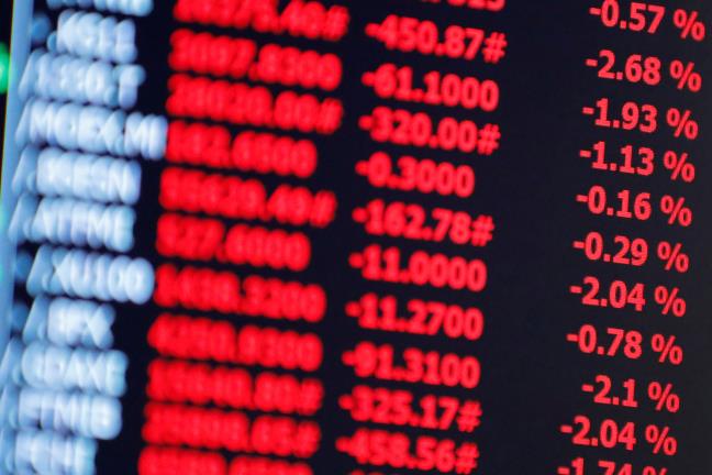 Global indices are displayed on a screen on the trading floor at the New York Stock Exchange (NYSE) in Manhattan, New York City, U.S., August 19, 2021. REUTERS/Andrew Kelly