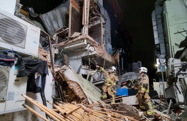 Two shophouses on Singapore’s Syed Alwi Road collapse due to gas buildup, six injured