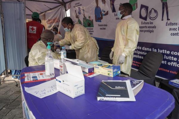 Clinicians get ready to administer mpox vaccines during the launch of the vaccination campaign at the General Hospital of Goma October 5, 2024. — AFP pic