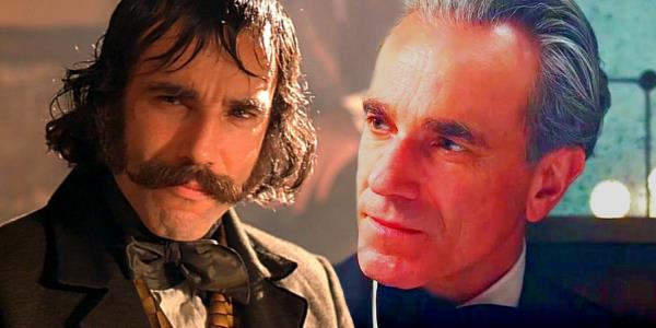 An image of Daniel Day Lewis in Gangs of New York and in Phantom Thread