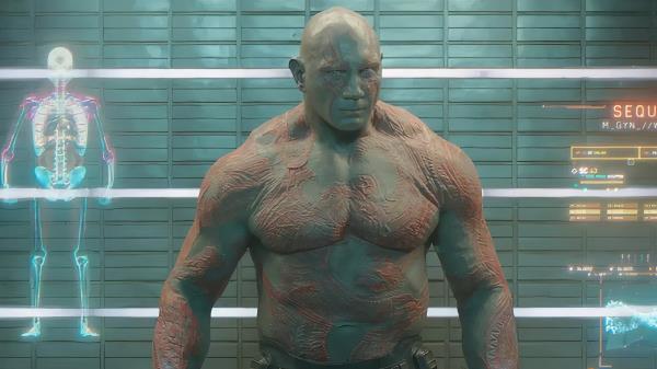 Dave Bautista as Drax in Guardians of the Galaxy Vol 1