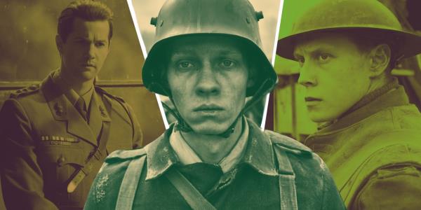 Best British Movies a<em></em>bout World War II including Dunkirk and Overlord in green