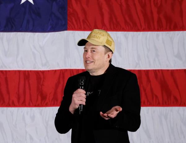 Musk held his first solo event in support of Trump and his campaign Thursday in Pennsylvania.