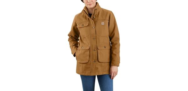 Carhartt Women's Loose-Fit Washed Duck Coat