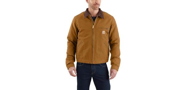 Carhartt Men's Relaxed-Fit Duck BlanketLined Detroit Jacket