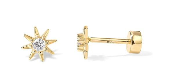 Walmart 14K Gold Plated Stud Earrings