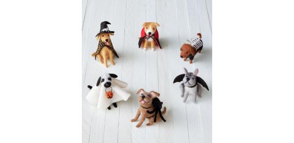 Balsam Hill Howl-O-Ween Felt Ornament Set