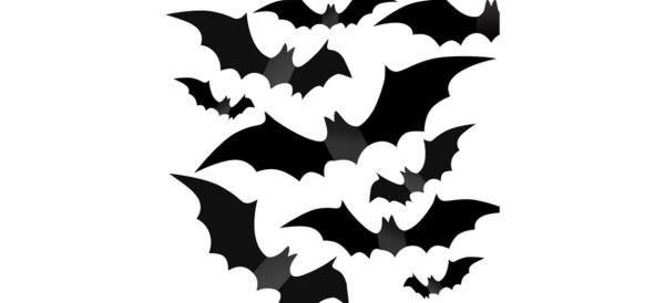 Best LuSeren Halloween Decorative Scary Bats Wall Stickers