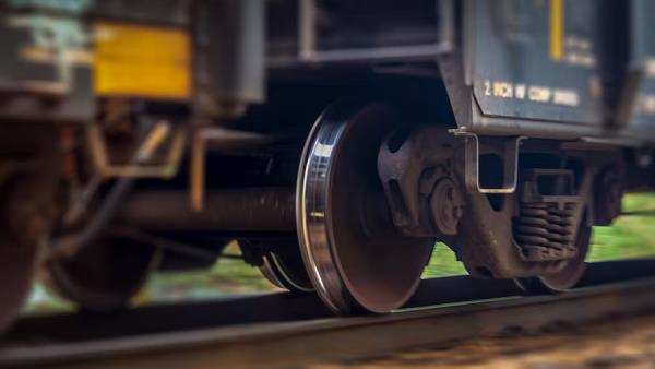 An image showing the wheels of a train. For representatio<em></em>nal purposes.