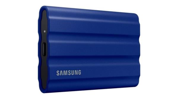 Samsung T7 Shield External SSD in blue