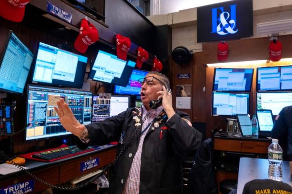 New York Stock Exchange trader