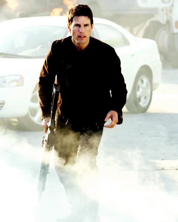 Tom Cruise in "Mission: Impossible III" in 2006. 