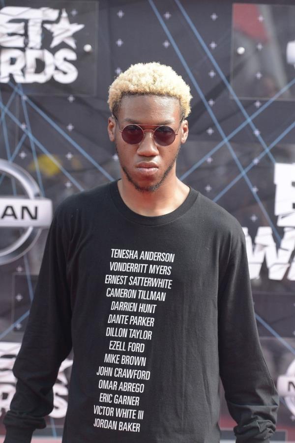 OG Maco attends the 2015 BET Awards at the Microsoft Theater on June 28, 2015 in Los Angeles, California.  