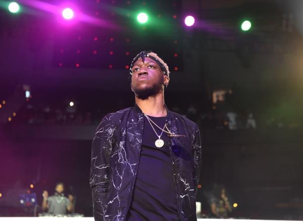 OG Maco performs o<em></em>nstage at Hot 107.9 Birthday Bash Block Show at Phillips Arena on June 20, 2015 in Atlanta, Georgia.