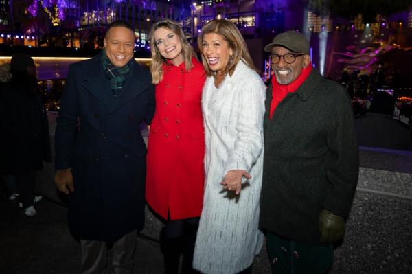 Craig Melvin, Savannah Guthrie, Hoda Kotb and Carson Daly on "Today"