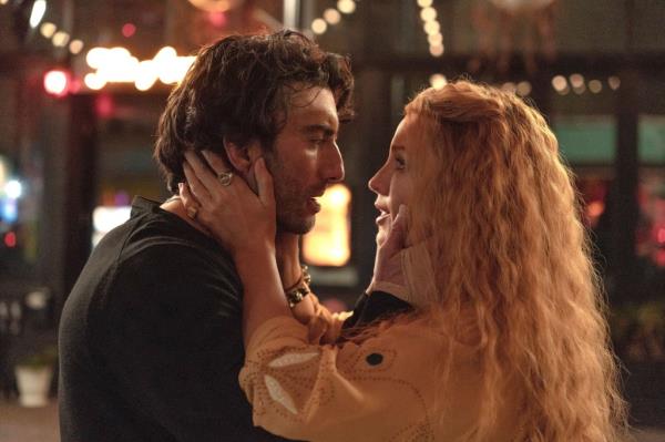 Justin Baldoni and Blake Lively in "It Ends With Us"