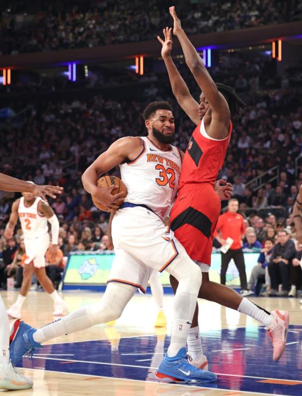 Karl-Anthony Towns has been important for the Knicks' offense this season.