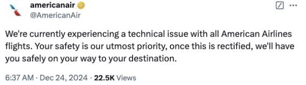 Neither the FAA nor American have immediately detailed what forced the unexpected stop.