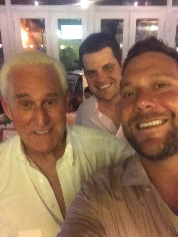 Matt Gaetz, Joel Greenberg and Roger Stone.