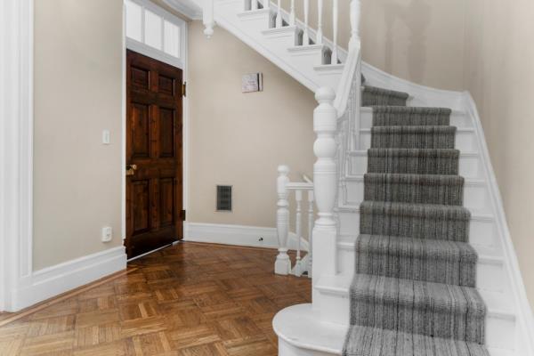 The home still features its original 19th century banister 