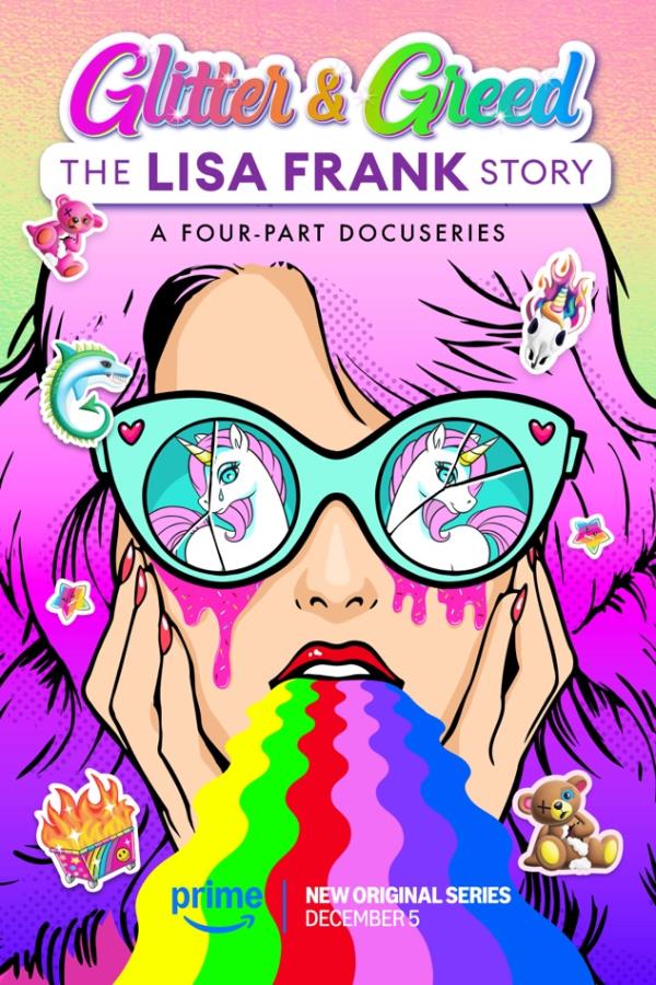 "Glitter and Greed: The Lisa Frank Story" is now streaming on Prime Video.