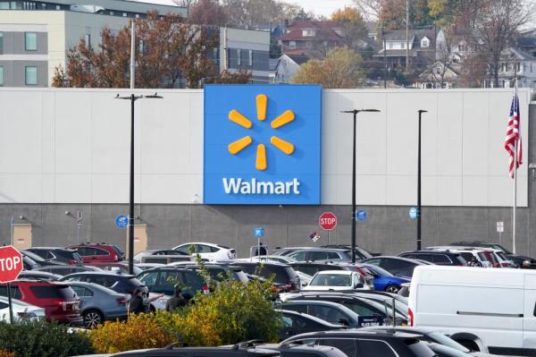 A general view of a Walmart store