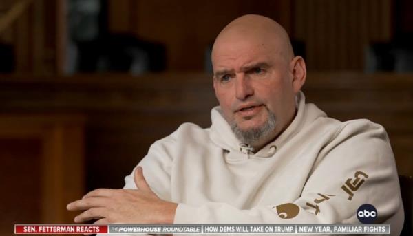 John Fetterman on ABC News. 