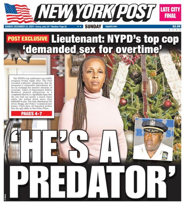 Scandal at the NYPD.