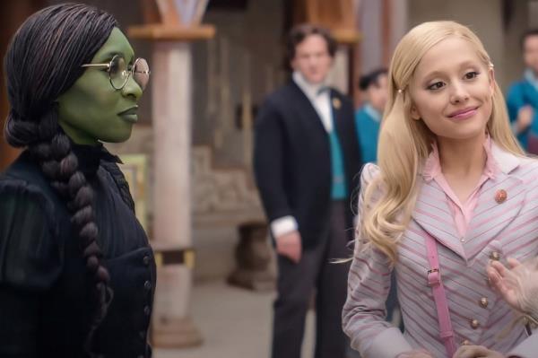 Cynthia Erivo and Ariana Grande in Wicked 