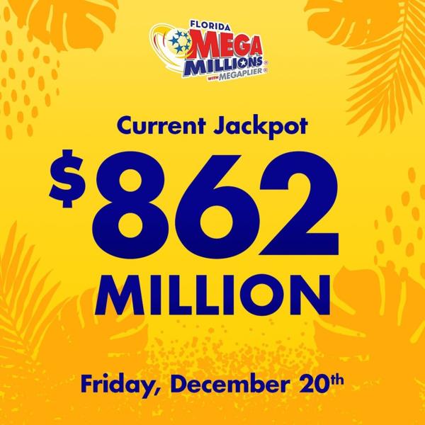 $862 million Mega Millions jackpot