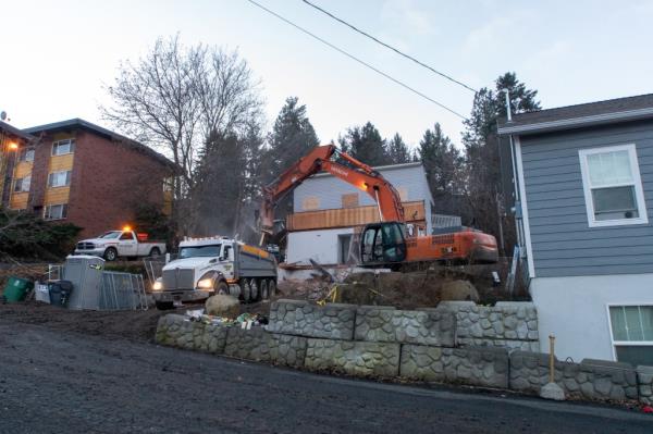 The home wher<em></em>e four University of Idaho students were killed in November was demolished in Dec. 2023.